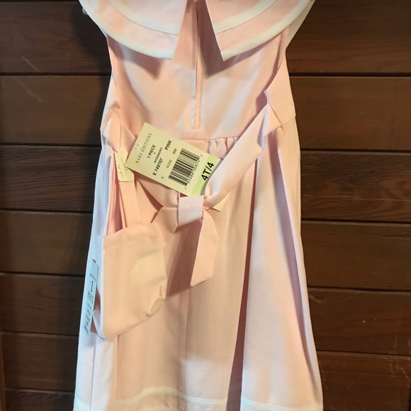Pink Sailor Party Dress with matching purse. - Picture 3 of 4